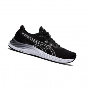 Black Women's Asics GEL-EXCITE 8 Running Shoes | 712-RAVSIM