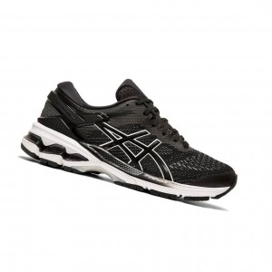Black Women's Asics GEL-KAYANO 26 Running Shoes | 694-HRBFIX