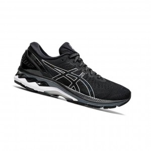 Black Women's Asics GEL-KAYANO 27 Wide Running Shoes | 471-PWISXJ