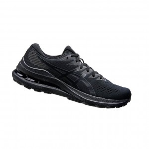Black Women's Asics GEL-KAYANO 28 Running Shoes | 157-DHIKYP
