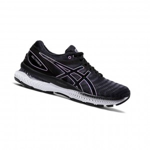 Black Women's Asics GEL-NIMBUS 22 Running Shoes | 926-OWDFEA