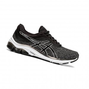 Black Women's Asics GEL-PULSE 11 MX Running Shoes | 385-BUWELD