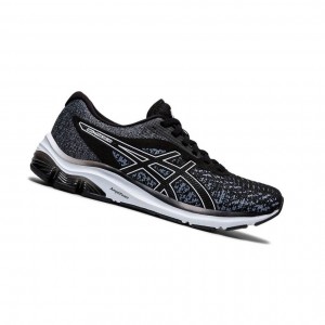 Black Women's Asics GEL-PULSE 12 MK Running Shoes | 780-YWMDEH