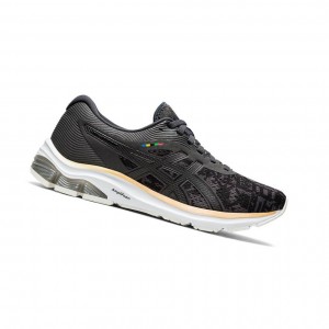 Black Women's Asics GEL-PULSE 12 Running Shoes | 874-VDHZTK