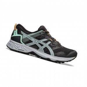 Black Women's Asics GEL-SONOMA 5 Trail Running Shoes | 536-EQHGZX