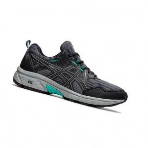 Black Women's Asics GEL-VENTURE 8 Trail Running Shoes | 190-CRZMNU