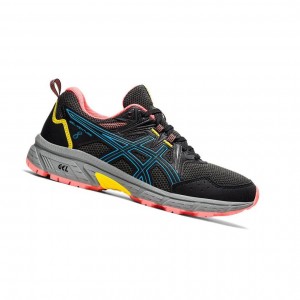Black Women's Asics GEL-VENTURE 8 Trail Running Shoes | 671-VOJYGW