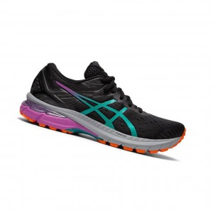Black Women's Asics GT-2000 Running Shoes | 078-NSFXEB