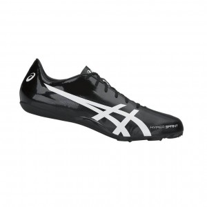 Black Women's Asics HYPERSPRINT 7 Track Shoes | 635-WSMGFO