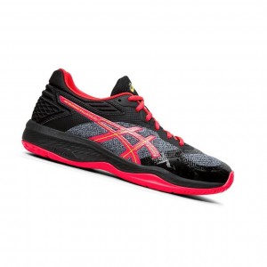 Black Women's Asics NETBURNER BALLISTIC FF Volleyball Shoes | 539-WQPIRD