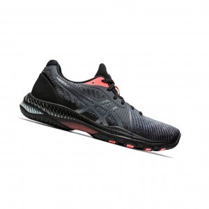 Black Women's Asics NETBURNER BALLISTIC FF 2 Volleyball Shoes | 450-GFBXJN