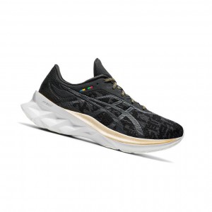 Black Women's Asics NOVABLAST Running Shoes | 283-KGXMNI
