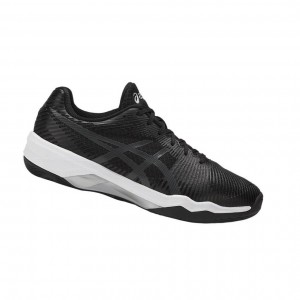 Black Women's Asics VOLLEY ELITE FF Volleyball Shoes | 284-XOQZND