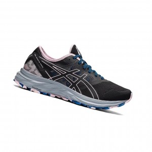 Black / Barely Rose Women's Asics GEL-EXCITE TRAIL Running Shoes | 231-UNEXZW