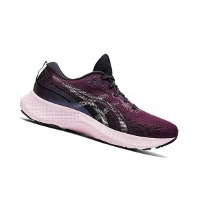 Black / Barely Rose Women's Asics GEL-NIMBUS LITE 3 Running Shoes | 572-RIMBHP