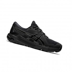 Black / Black Men's Asics GEL-COURSE GLIDE Golf Shoes | 507-NDEOPJ