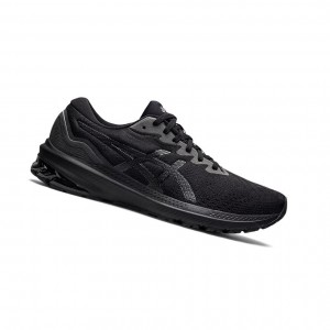 Black / Black Men's Asics GT-1000 11 (4E) Running Shoes | 014-MCSKPV