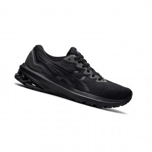 Black / Black Women's Asics GT-1000 11 Running Shoes | 249-OTEPYR