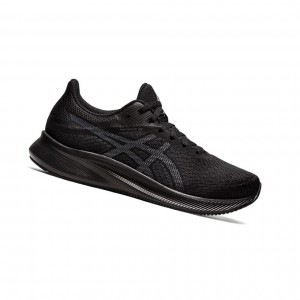 Black / Carrier Grey Women's Asics PATRIOT 13 Running Shoes | 276-QUYDIG