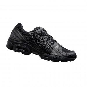 Black / Gunmetal Men's Asics GEL-NIMBUS 9 Sneakers | 453-JMPYGA
