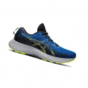 Black / Hazard Green Men's Asics GEL-NIMBUS LITE 3 Running Shoes | 376-OEDRUV