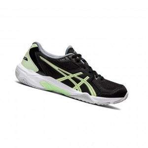 Black / Illuminate Yellow Women's Asics GEL-ROCKET 10 Volleyball Shoes | 932-FXGCWU
