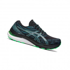 Black / New Leaf Men's Asics GEL-KAYANO 29 Running Shoes | 359-KXRTYJ