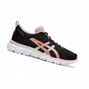 Black / Rose Gold Women's Asics GEL-QUANTUM LYTE Sneakers | 142-SJBMTI