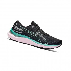 Black / Sage Women's Asics GEL-CUMULUS 24 Running Shoes | 256-SGQAXY