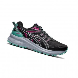 Black / Soothing Sea Women's Asics TRAIL SCOUT 2 Trail Running Shoes | 390-KVANYU
