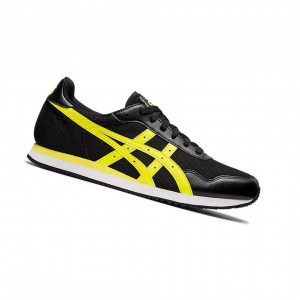 Black / Sour Yuzu Men's Asics TIGER RUNNER Sneakers | 893-QKBNZL