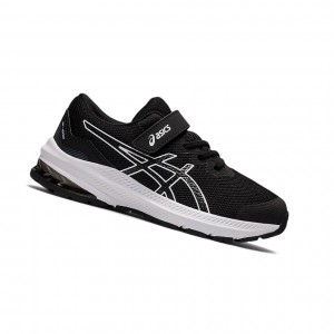 Black / White Kids' Asics GT-1000 11 PS Running Shoes | 675-LBNXPY