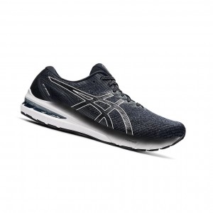 Black / White Men's Asics GT-2000 10 (2E) Running Shoes | 790-NJLIZG