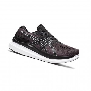 Black / White Men's Asics GlideRide 3 Running Shoes | 289-MWESNI