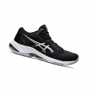 Black / White Men's Asics NETBURNER BALLISTIC FF MT 3 Volleyball Shoes | 895-OTZCYU