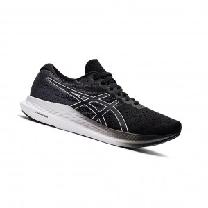 Black / White Women's Asics EvoRide 3 Running Shoes | 312-QPAZRS