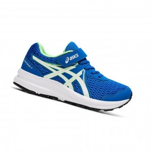 Blue Kids' Asics CONTEND 7 PS Running Shoes | 601-BMGRWV