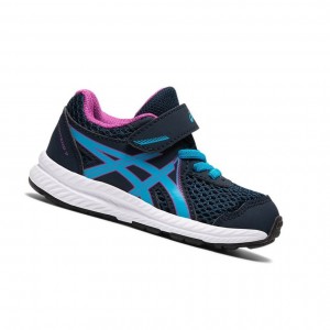 Blue Kids' Asics CONTEND 7 TS Running Shoes | 974-EONLIW