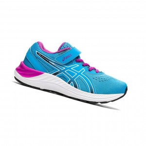 Blue Kids' Asics PRE EXCITE 8 PS Running Shoes | 265-VUOMHN