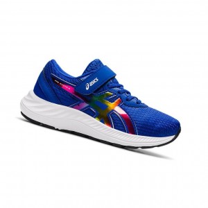 Blue Kids' Asics PRE EXCITE 8 PS Running Shoes | 279-PSJLIG