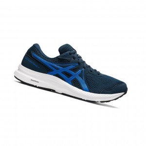 Blue Men's Asics GEL-CONTEND 7 Running Shoes | 462-GLDREY