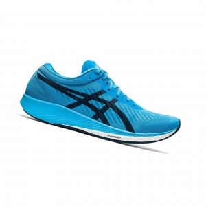 Blue Men's Asics METARACER Running Shoes | 624-HSGBYA