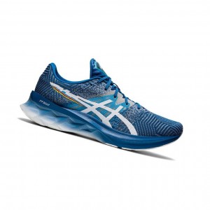 Blue Men's Asics NOVABLAST Running Shoes | 147-MRUFYW