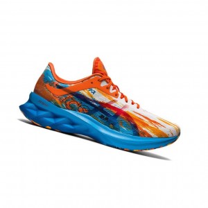 Blue Men's Asics NOVABLAST Running Shoes | 703-PRAHVW