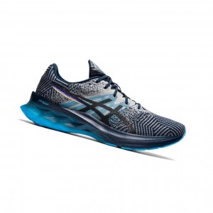 Blue Men's Asics NOVABLAST Running Shoes | 968-DJNAGB