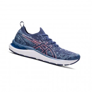 Blue Women's Asics GEL-CUMULUS 23 MK Running Shoes | 275-UVJCMP