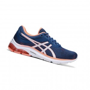 Blue Women's Asics GEL-PULSE 11 Running Shoes | 201-BYRFJO