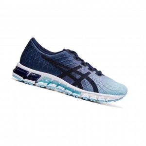 Blue Women's Asics GEL-QUANTUM 180 4 Sneakers | 845-KBLYQP
