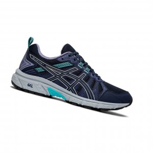 Blue Women's Asics GEL-VENTURE 7 Trail Trail Running Shoes | 721-PCNOVK