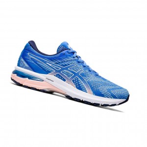 Blue Women's Asics GT-2000 8 Running Shoes | 682-UHFZLW